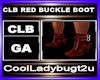 CLB RED BUCKLE BOOT