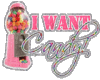 I Want Candy sticker