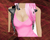[KF] pink black outfit