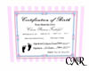 birth certificate Smily
