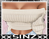 XX Cream Sweater Top X