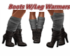 Boots & Leg Warmers Grey