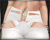 White Flare Pants T