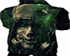 Green Skull Shirt M