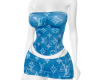 Ak. Blue denim set