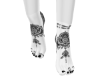 Henna Tats+Black Toes