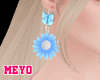N' Blue Daisy Earrings
