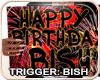 !NC Happy Bday Bish Sign