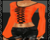t| Orange Sleeve Shirt