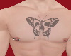 Butterfly Chest Tattoo