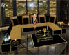 *E4U*Gold Black Couch