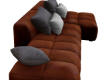 FURNITURE SOFA BROWN 202