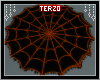 Spider Web Rug Orange
