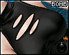 B! black ripped dress v1