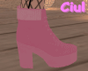 ❤ Ankle pink boots