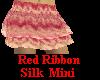 Red Ribbon Silk Mini