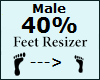 Feet Scaler 40% Male