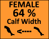 Calf Scaler 64% Female