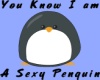 Sexy Penguin Sticker