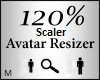 Avatar Scaler 120% Male
