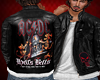 Rocker leather jacket
