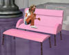 Pink 3 Way Cuddle Bench
