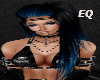 EQ Uwani Black/Blue hair