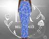 (BR) Flower Blue Skirt