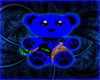 Blue Huggie Bear