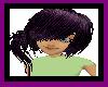 Purple Black Side Hair
