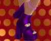 bubble purple heels