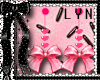 -Lyn-Bow Pink Earring