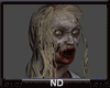 ~ND~Zombie female head