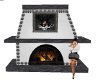 customed fireplace
