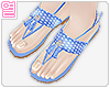 [Y] Blue Sandals