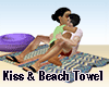 Kiss & Beach Towel