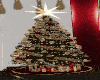 Christmas Tree Red Gold