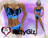 [KG] Blue Flames Bikini