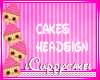 !C Cakes Male Headsign 