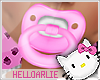 {h.a} Pink Animated Paci