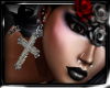 ROCK ME CROSS EARRINGS