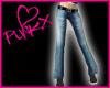 PunkX Faded Blue Jeans