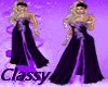 *c2u*Black & Purple Gown