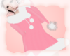 A: Pink Christmas dress
