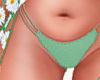 Daisy Bikini Pants Green