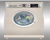 Beige Animated Washer