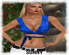 *SW*Flower Blue Top