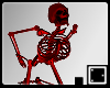 ♠ Skeleton Chair Red