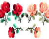 pixel flowers