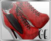 Ge:Jeny  red boots